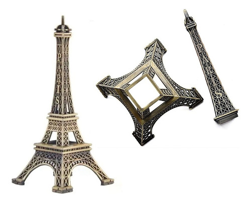 40 Torre Eiffel De Metal 22 Cm Artesania Centro Mesa