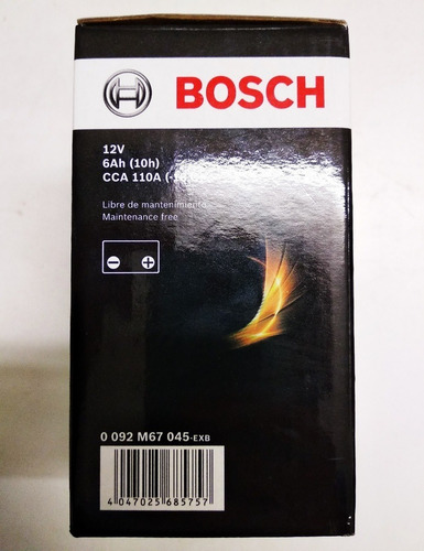 Bateria Moto Bosch Btx7l Ytx7l-bs Yamaha Crypton 110 T New