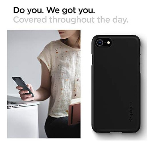 Spigen Fin Fit Diseñado Para iPhone SE 2022 Se 3 Case 2022 C
