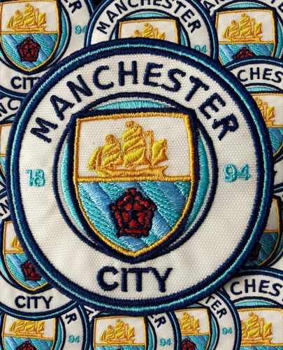 Parche Bordado Escudo Del Manchester City Adherible