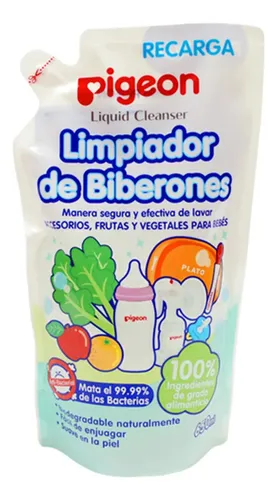 Limpiador De Mamaderas Pigeon Liquid Cleanser Recarga 650 Ml