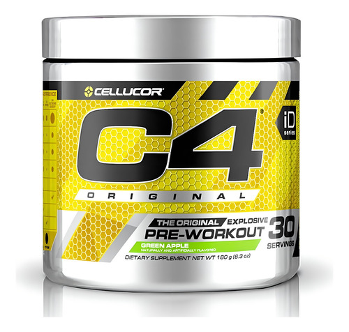 Preentreno Cellucor C4 Original 30 Servicios Naranja Orange Burst