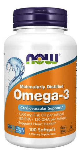 Omega 3 Fish Oil 100 Capsulas Now