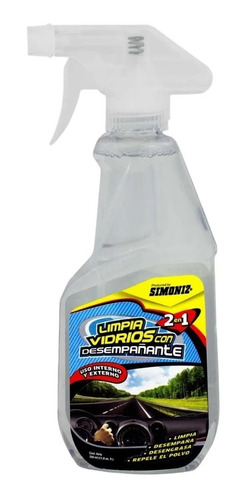 Liquido Aditivo Limpiador Vidrio Desengrasante Simoniz 350ml