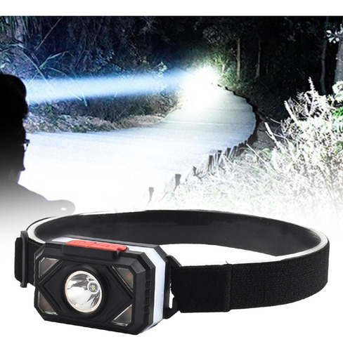 2 Linterna Frontal Led Usb Brillante, Linterna Frontal