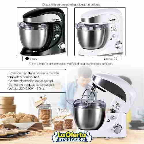 Batidora Planetaria Nappo Bowl 4l Acero Inoxidable En Loi