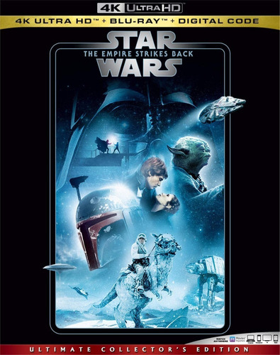 Star Wars Episodio 5 Imperio Contraataca 4k Ultra Hd +bluray