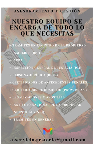 Imagen 2 de 3 de Solicitud De Partidas, Gestoría, Rpi, Arba, Trámites En Gral