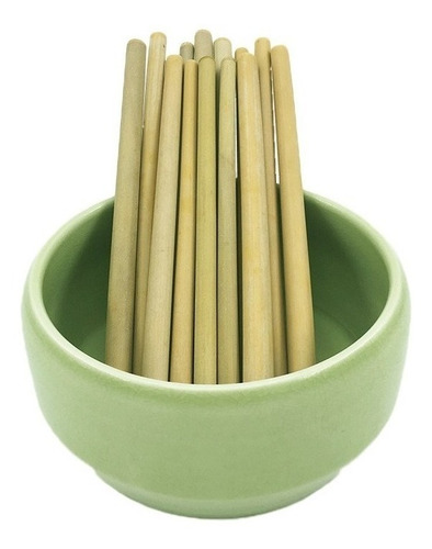 Canudo De Bambu Ecológico Reutilizável Combo4