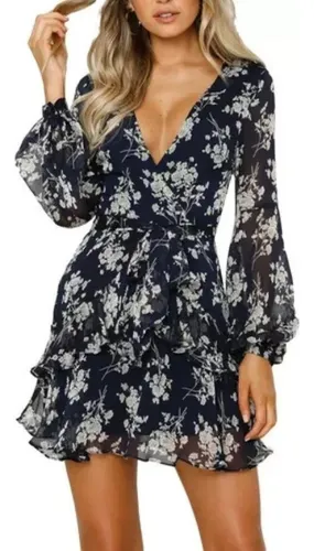 Vestidos cortos de chifon sales
