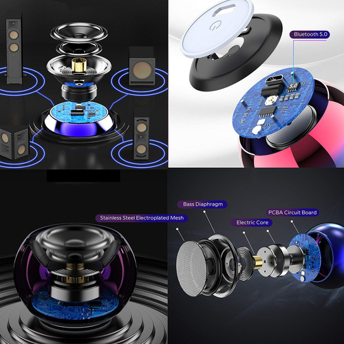 De Mini Bocinas Bluetooth Inalambrica Portátil Recargable
