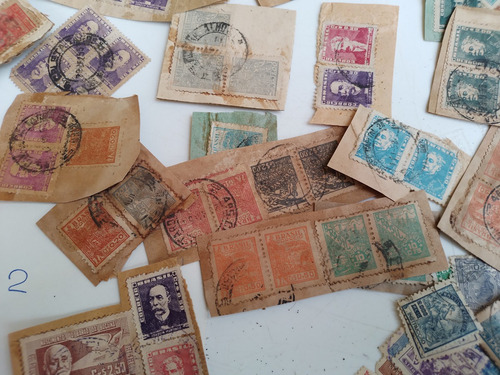 Lote Antiguas Estampillas Brasil Variadas Y Otras Leer L12 (Usado)