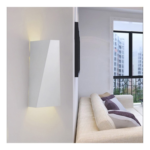 Vestibulo Moderno Lampara Pared Led Aplique Dormitorio Color