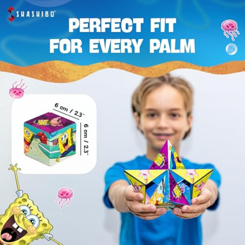 Caja De Cambios Con Forma De Bob Esponja Shashibo -
