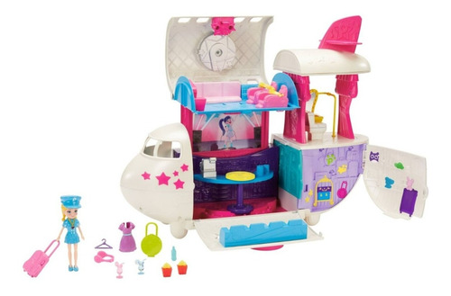 Muñeca Mattel Mega Jet De Viaje Polly Pocket