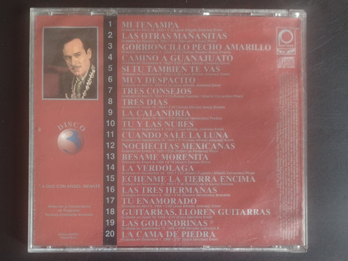 Cd Pedro Infante 60 Rancheras Inmortales Disco 1 Y 3 (Usado)