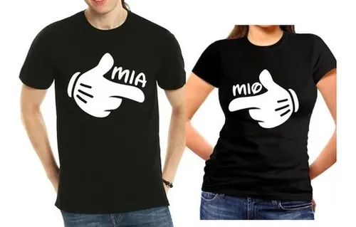 Camisetas duo para novios hotsell
