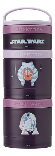 Whiskware Star Wars Contenedores Apilables Para Refrigerios 