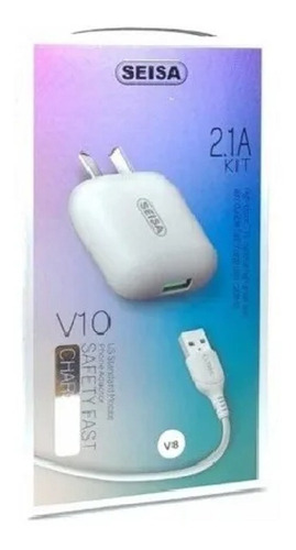 Cargador De Pared Seisa Fast Charge 2,1a Tipo Micro Usb