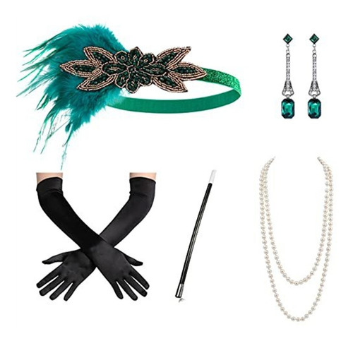 Set De Accesorios De Disfraz De Flapper Gatsby De Los Años 2