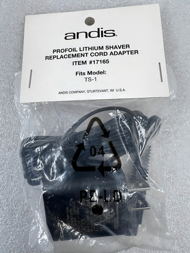 Andis Profoil Lithium Shaver Cordon De Repuesto (17165) Color Negro