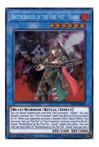 Yugioh! Brotherhood Of The Fire Fist - Eland - Figa-en014 