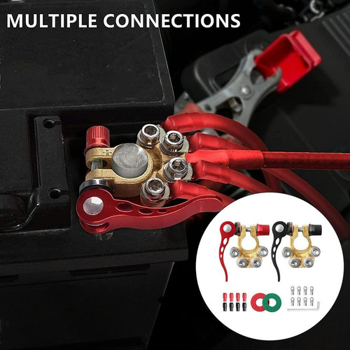 Positivo Negativo Terminal De Batería Conector Abrazadera