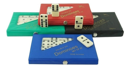 Set Domino Doble Seis Con Estuche - 28 Piezas