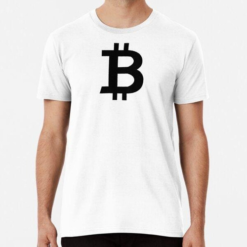 Remera Diseño Simple De La Camiseta Del Logotipo De Bitcoin 