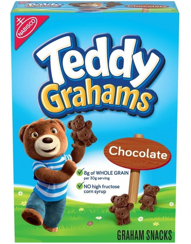 Teddy Grahams Chocolate Graham Snacks - 10oz Galletas