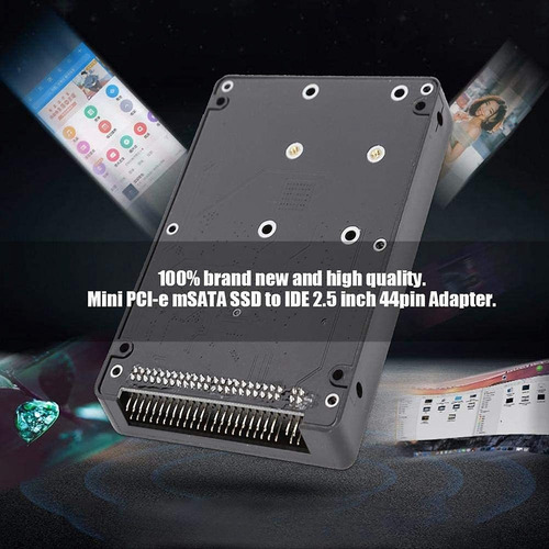 Adaptador Msata A Pata Msata De 44 Pines A Ide Hdd Ssd Msata
