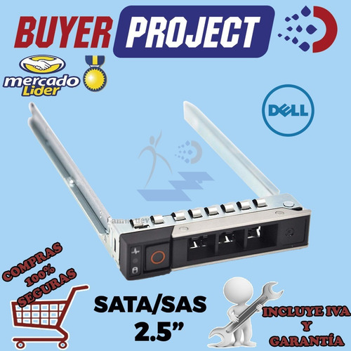 Adaptador Bahia De Disco Duro Servidor Dell Sas/sata 2.5''