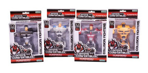 Ditoys Convertibles Collision Fighters Amarillo