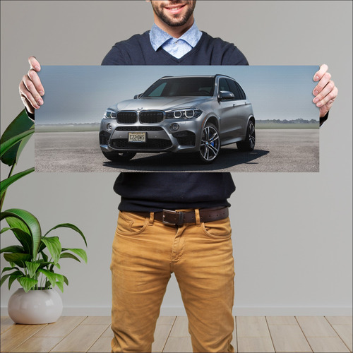 Cuadro 30x80cm Auto 2015 Bmw X5 M Us 51167 89