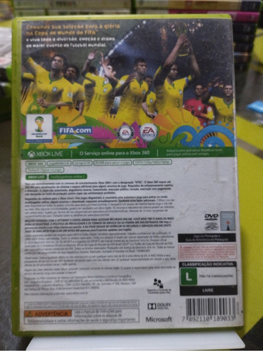 Fifa 2014 Copa Brasil Xbox 360 Mídia Física Original (Usado)