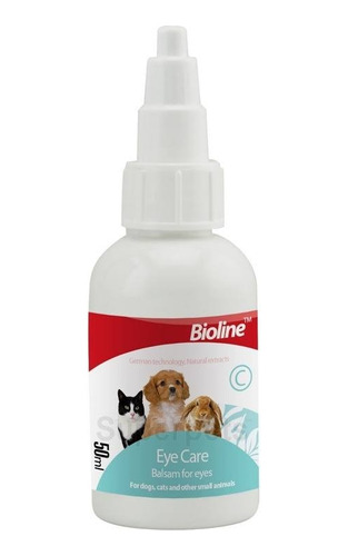 Bálsamo De Cuidado De Ojos Para Mascotas - Bioline 50ml