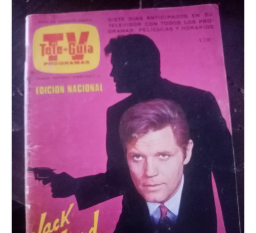 Jack Lord Hawai 5-0 En Revista Teleguia Diciembre 1969