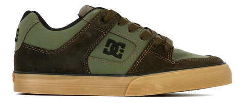 Zapatillas Dc Shoes Modelo Pure Verde Marrón Exclusiva