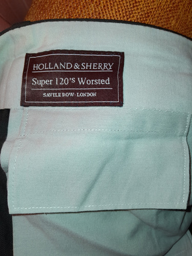 Pantalon Ingles Holland And Sherry Terminado A Mano, Unico