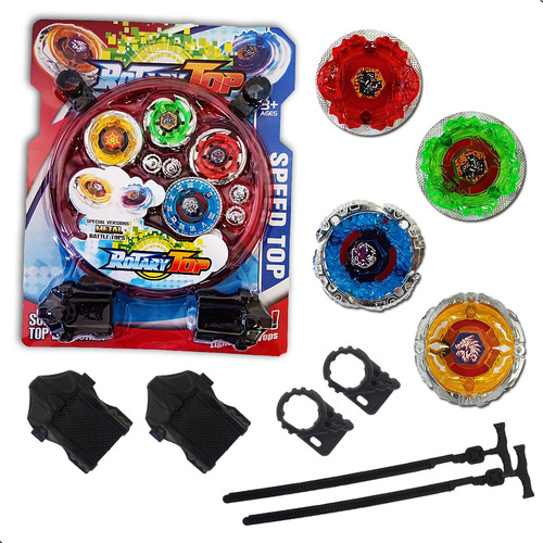 Beyblade Metal Blay Blade Metal Tornado Led Super Pegasus Cor Sortidos