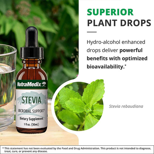 Suplemento Herbal De Stevia, 1 Onza