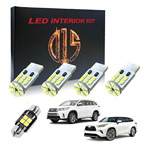 Kit De Luces Interiores Led Toyota Highlander 2008-2021...