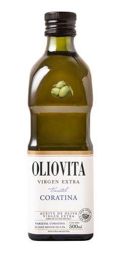 Aceite Oliva Virgen Extra Oliovita Coratina Vidrio 500ml
