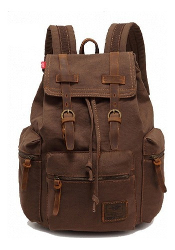 Mochila Augur New Fashion Para Hombre, De Lona Vintage