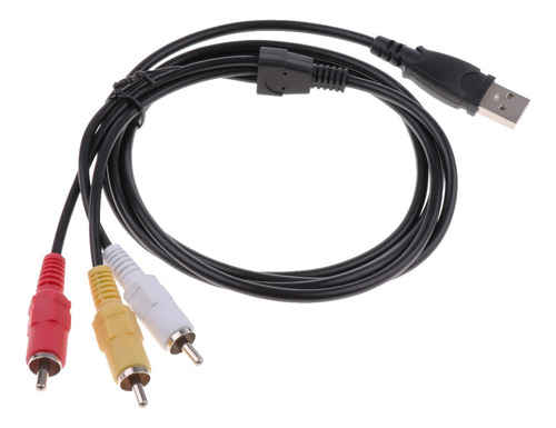 Cable Av Usb A Rca Línea Usa Comúnmente Para