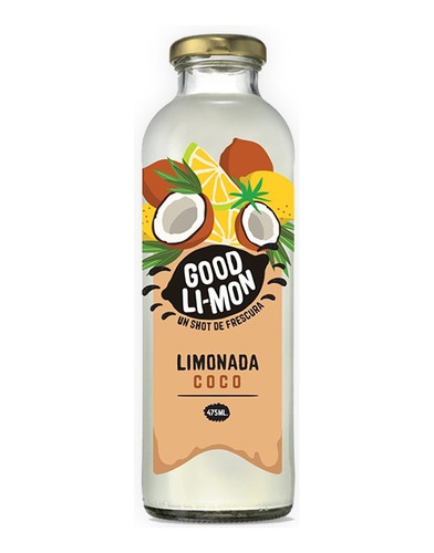 Jugo Goodli-mon Sabor Limonada Coco 475ml Caja De 12uni