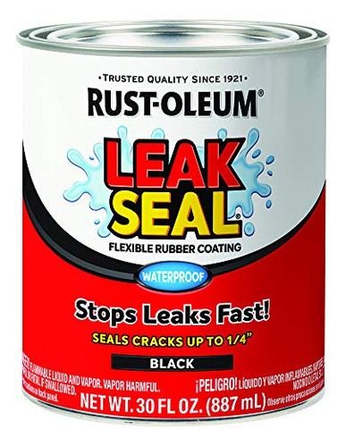 271791 Leakseal Flexible Rubber Coating, 30 Oz, Black