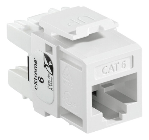 Jack Modular Quickport Cat 6 Blanco Ns 61110-rw6 Leviton