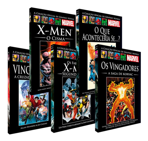 Imagem 3 de 5 de Pacote Marvel 15 Salvat Capa Vermelha Ou Preta - Hqs De Luxo