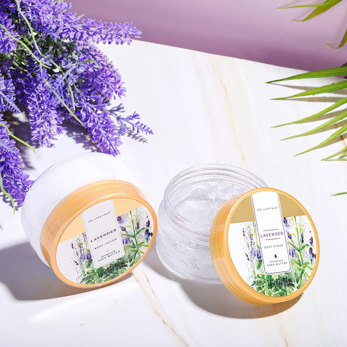 Canasta De Regalo De Spa, Spa Luxetique Lavender Spa Spa Kit